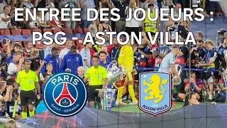 Miniature : ENTRÉE DES JOUEURS : PSG - ASTON VILLA FINALE SUPERCOUPE D'EUROPE