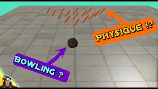 Miniature : Comment utiliser la physique 3D dans GDevelop (exemple : jeu de bowling)