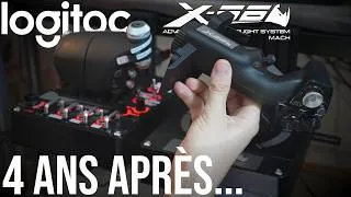 Miniature : Le HOTAS Saitek Logitech X-56 Rhino le retour honnête après 4 ans d'utilisation. #logitechx56