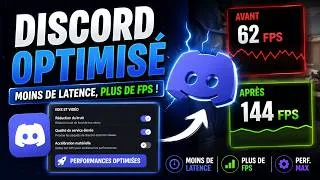 Miniature : OPTIMISER DISCORD pour le GAMING (0 latence, MAX fps😱)