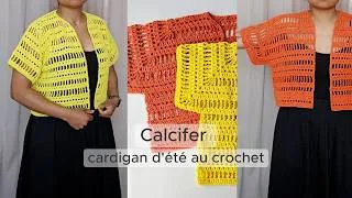 Miniature : Calcifer : cardigan d'été | tutoriel crochet