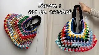 Miniature : Raven | tutoriel sac en crochet