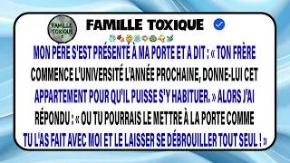 Miniature : Mon Père M’a Mis À La Porte À 18 Ans, Puis Il A Exigé Mon Appartement Pour Mon Frère…