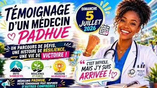 Miniature : Témoignage de médecin padhue : rendez vous le dimanche 05/07/2025 #evc #padhue 