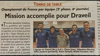 Miniature : Tennis de Table - Draveil TT - Cabourg TT ( Nationale 3 )