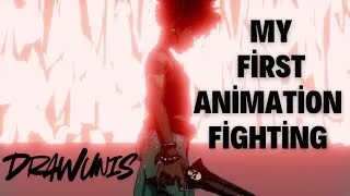 Miniature : My first fight scènes #animation #fighting #animeedit #3danimation 