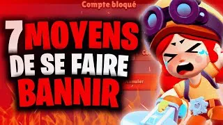 Miniature : 7 MOYENS DE SE FAIRE BANNIR DE BRAWL STARS!!