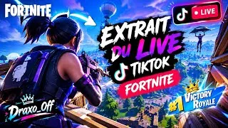 Miniature :  🔥 LE MEILLEUR MOMENT DE MON LIVE TIKTOK SUR FORTNITE ! 😱 | CETTE GAME ÉTAIT COMPLÈTEMENT FOLLE ! 🎮🏆
