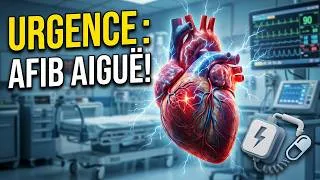 Miniature : Urgence Cardiologique  CAS CLINIQUE sur la Fibrillation Auriculaire Aiguë #cardiologie