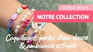Miniature : Coquillages, perles d'eau douce et ambiance estivale | Notre collection ★ Dreambeads Online