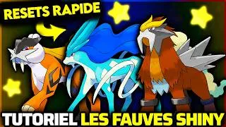 Miniature : ✨ TUTORIEL SUICUNE ENTEI ET RAIKOU SHINY FACILEMENT SUR POKÉMON VERT FEUILLE ET ROUGE FEU !! ✨