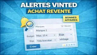 Miniature : Comment configurer vos alertes pour l'achat revente de vêtements sur Vinted 👕