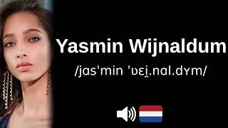 Miniature : How to pronounce Yasmin Wijnaldum (CORRECTLY!)