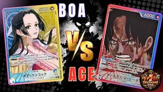 Miniature : Boa Hancock OP14 vs Ace OP13 | Gameplay – Going First (ToS perdu)