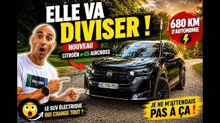 Miniature : Je ne m'attendais PAS à ça... 😳 Essai du nouveau Citroën e-C5 Aircross