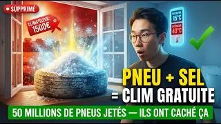 Miniature : ❄️ Un vieux pneu et du sel peuvent-ils vraiment refroidir votre maison de 60 °F ? J’ai dû tester ! 😱