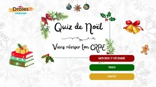 Miniature : CRPE 2026 - Le quiz de Noël