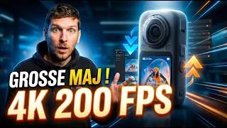 Miniature : Insta360 X6 : GROSSE MISE À JOUR ! 4K 200 FPS & 120 FPS 🔥