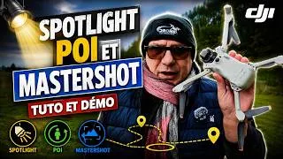 Miniature : Tuto Spotlight vs POI et Mastershot DJI