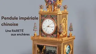 Miniature : RARE PENDULE IMPÉRIALE chinoise d'époque QIANLONG aux enchères
