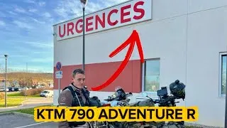 Miniature : Il me présente sa KTM 790 ADVENTURE R puis finit aux Urgences ! La trace du Terroir