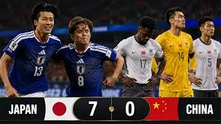 Miniature : INCREDIBLE! 🤯 JAPAN Showed World-Class Quality In A 7-0 Demolition Of CHINA 🔥 WC 2026 Qualifiers