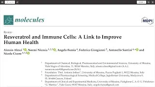Miniature : Resvératrol et cellules immunitaires: un lien pour améliorer la santé humaine