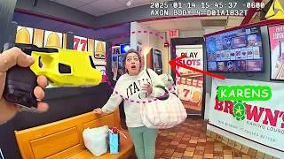 Miniature : Anger Explodes in Store: Woman Hits Stranger, Then Resists Police Arrest
