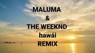 Miniature : Maluma & the weeknd hawái remix (lyrics /paroles)