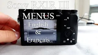 Miniature : Sony RX1R III - MENUS