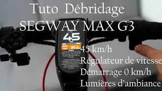 Miniature : TUTORIEL Débridage Segway MAX G3/ZT3 Pro (5 minutes, facile mais cher)