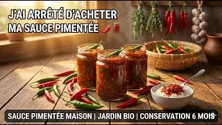 Miniature : J'ai arrêté d'acheter ma sauce pimentée — je la fais moi-même depuis mon jardin 🌶️🫙
