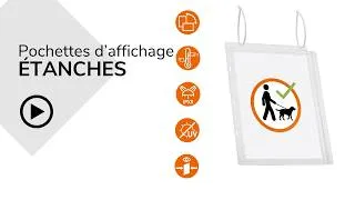 Miniature : Pochettes d’affichage étanches | Protégez vos informations en extérieur