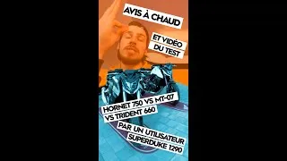 Miniature : Avis à chaud Honda Hornet 750, comparo vs MT-07 et Duke 890 L - Eroz