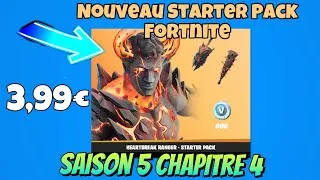 Miniature : Nouveau Starter Pack Fortnite à 3,99€ Saison 5 Chapitre 4 (Pack Rupture Royal) Infos,Date de Sortie…