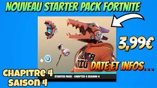 Miniature : Nouveau Starter Pack Fortnite à 3,99€ Saison 4 Chapitre 4 (Haxsaur) Infos, Date de Sortie, Gameplay…