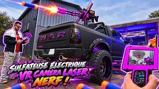 Miniature : FABRICATION de la MITRAILLEUSE￼ NERF !