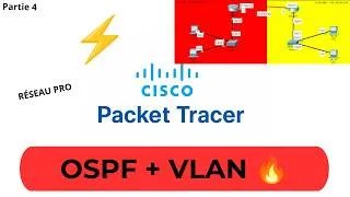 Miniature : #42 : Cisco Packet Tracer : OSPF + VLAN Cisco expliqué simplement | Réseau professionnel