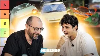 Miniature : On classe les voitures de LÉGENDE de @MathiasYourFriend  (La Twingo choque 😱) - #TierListHubshop