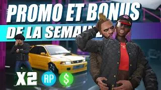 Miniature : GROS BONUS ! PROMO ET BONUS DE LA SEMAINE - GTA ONLINE