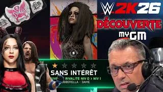 Miniature : Découverte du MyGM WWE 2K26 ! Le retour des Divas ?!