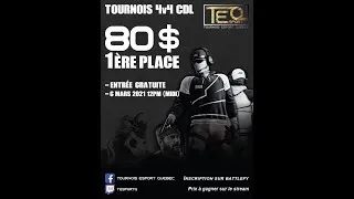 Miniature : Présentation et règles du Tournoi Call Of Duty TournoisEsportQuébec 6 Mars 2021