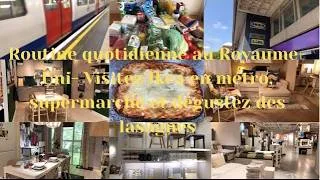 Miniature : Routine quotidienne 🇬🇧 -  Une journée ensoleillée ☀️ shopping chez Ikea, supermarché  🛒 et lasagnes