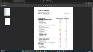 Miniature : Turoriel - Export du bilan de compétences