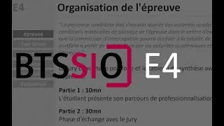 Miniature : BTS SIO : épreuve E4
