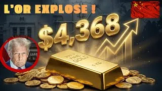 Miniature : L’or explose à 4 368 $ : les banques centrales déclenchent une ruée historique.