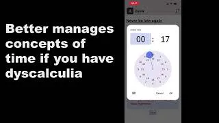 Miniature : How to Manage Time with Dyscalculia (When to Leave & Arrive on Time Easily)