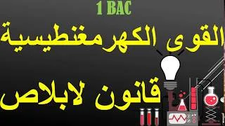 Miniature : Forces électromagnétiques- loi de LAPLACE -1BAC- اولى بكالوريا : القوى الكهرمغناطيسية - قانون لابلاص