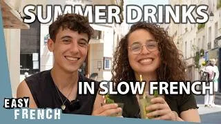 Miniature : Summer Drinks & Terrace Culture: Vocabulary and Real Conversations in Slow French