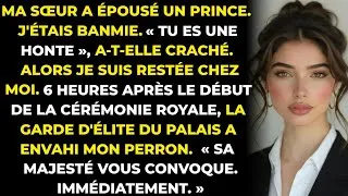 Miniature : Le mariage royal de ma sœur a pris une tournure surprenante lorsque le roi m’a fait appeler…